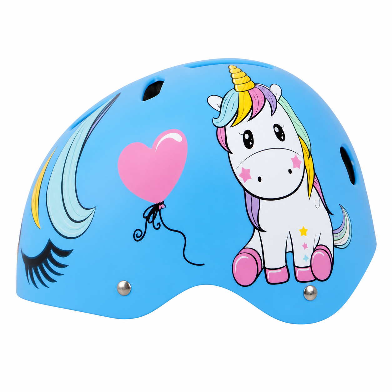 Unicorn Dream Blue – Kids Protective Cycling & Skating Helmet